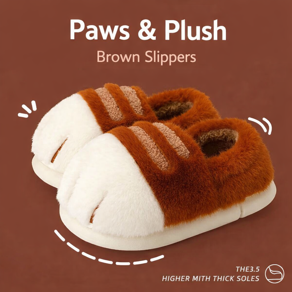 Paws & Plush Slippers