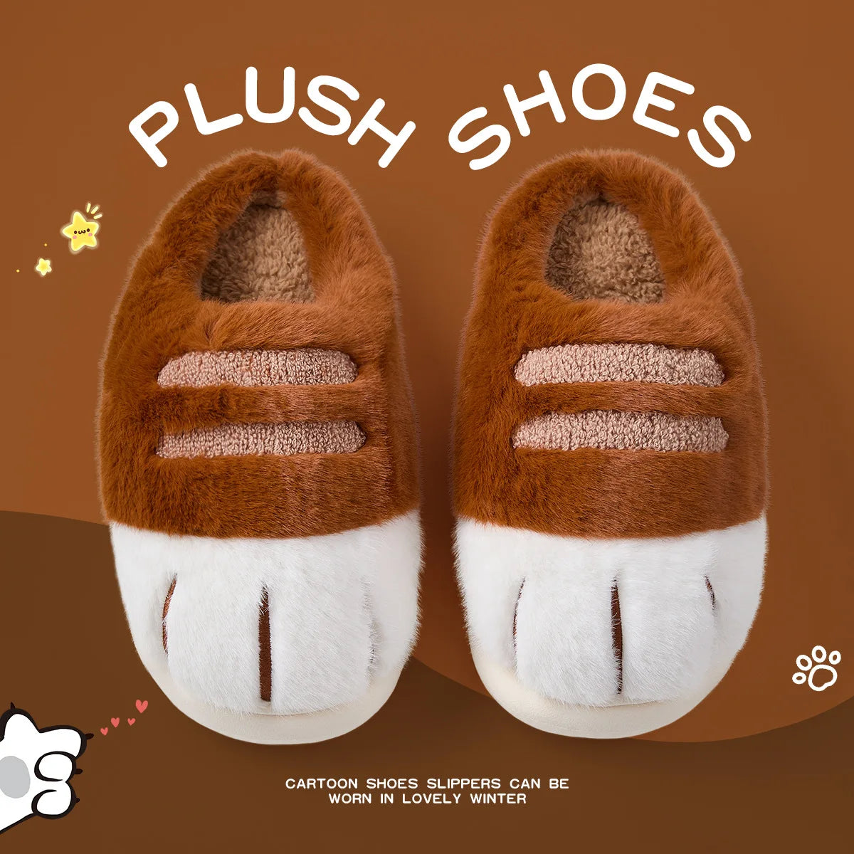 Paws & Plush Slippers