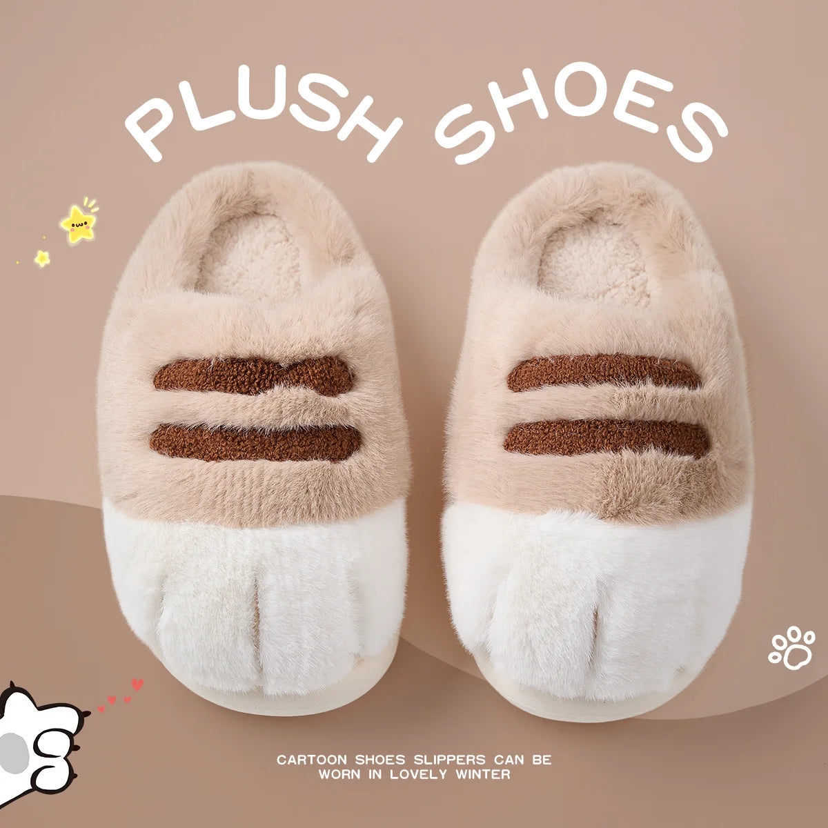Paws & Plush Slippers