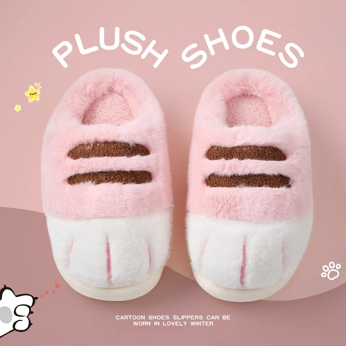 Paws & Plush Slippers